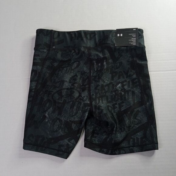 Under Armour Women's Alter Ego Heatgear Middy Compression 5” Shorts Size S Camo - Picture 5 of 6